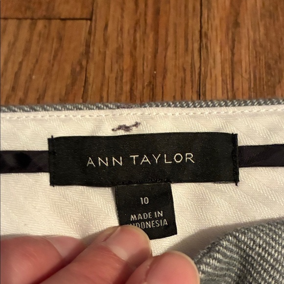 Ann Taylor Gray Wool Blend Tailored Trousers - Picture 2 of 16